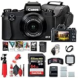 Canon PowerShot G1 X Mark III Digital Camera (2208C001), 64GB Memory Card, 2 x NB13L Battery, Corel Photo Software, Card Reader, LED Light, Soft Bag + More (International Model) (Renewed)