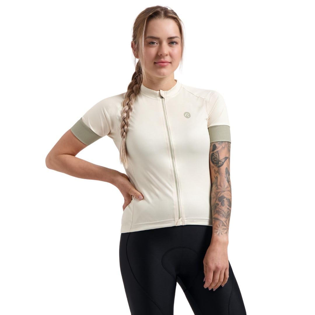 Rogelli Maglia da Ciclismo da Donna a Maniche Corte, Traspirante e ad Asciugatura Rapida, Maglia Estiva per Bici da Corsa e Tempo Libero - Modesta