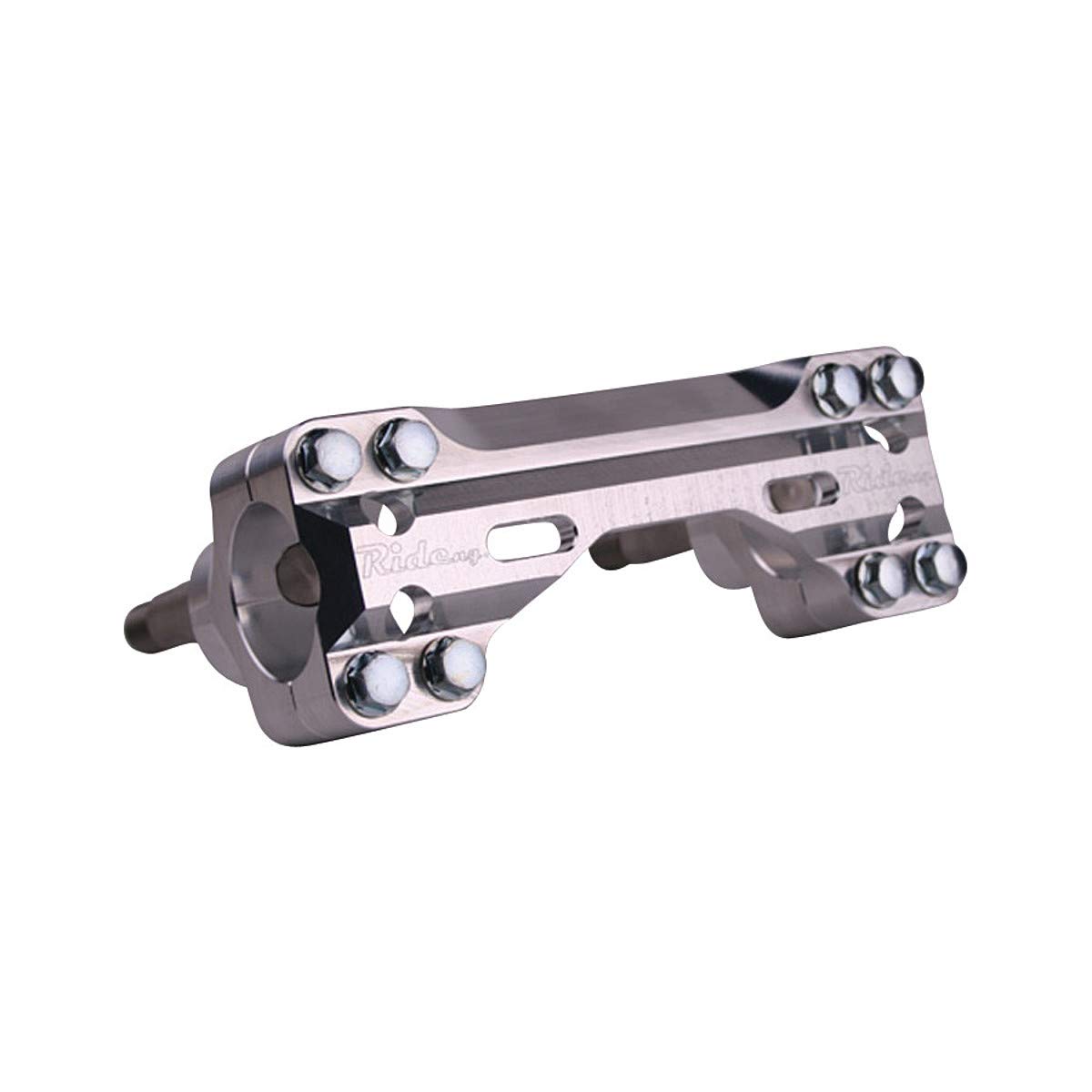 Ride Engineering One Piece Rubber Mounted Bar Mount 1 1/8" Stock & Ride Clamps/Silver Amazon