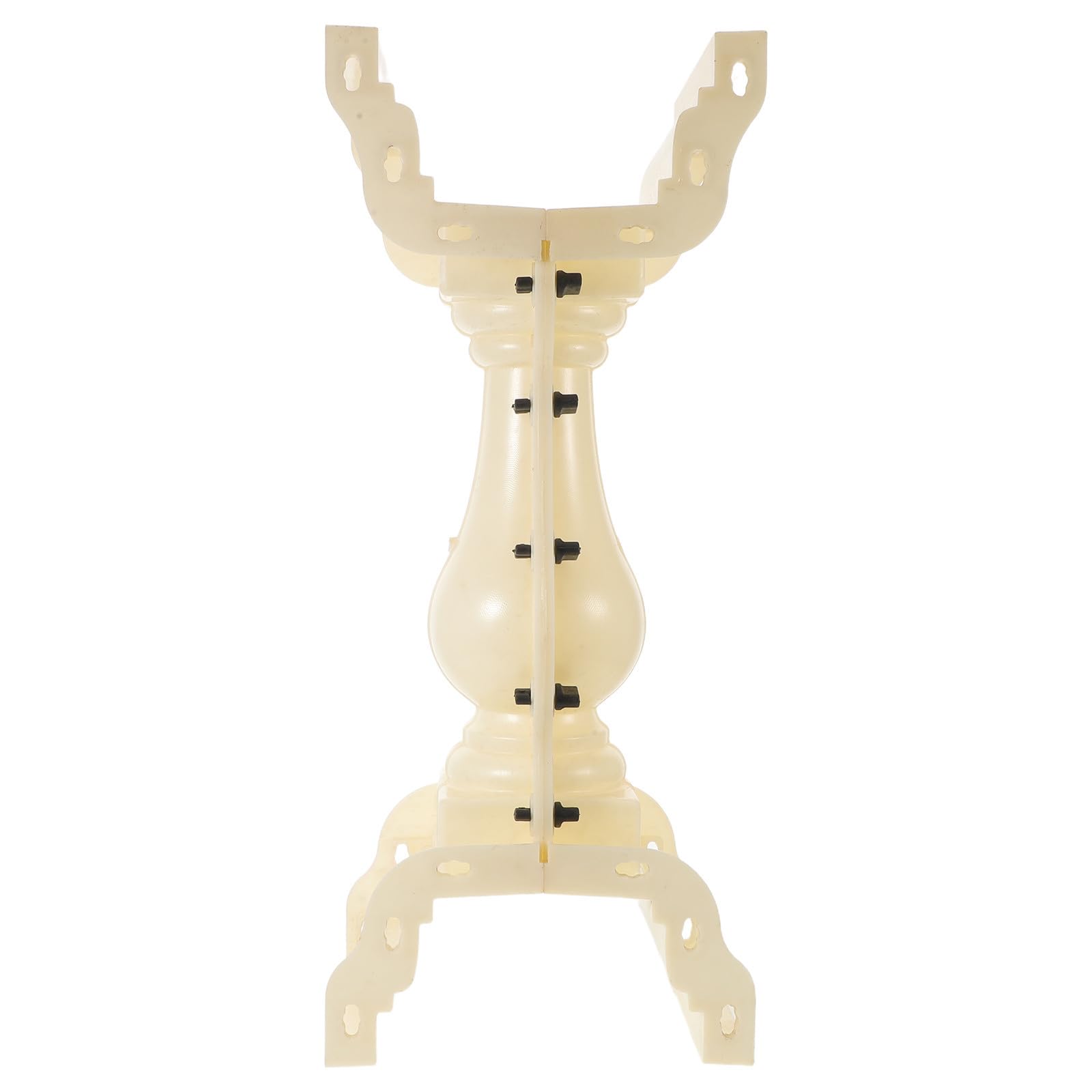 Molde de plástico para columna romana en decoración de jardín