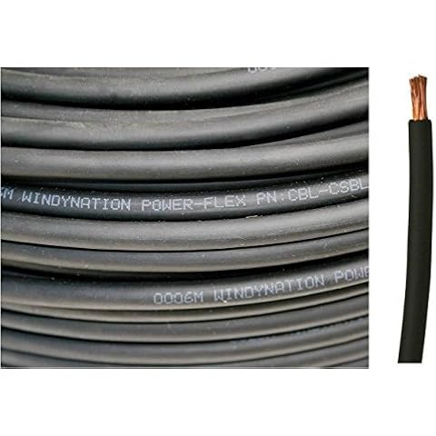 2 AWG 100ft Black Welding Cable by WindyNation Cover