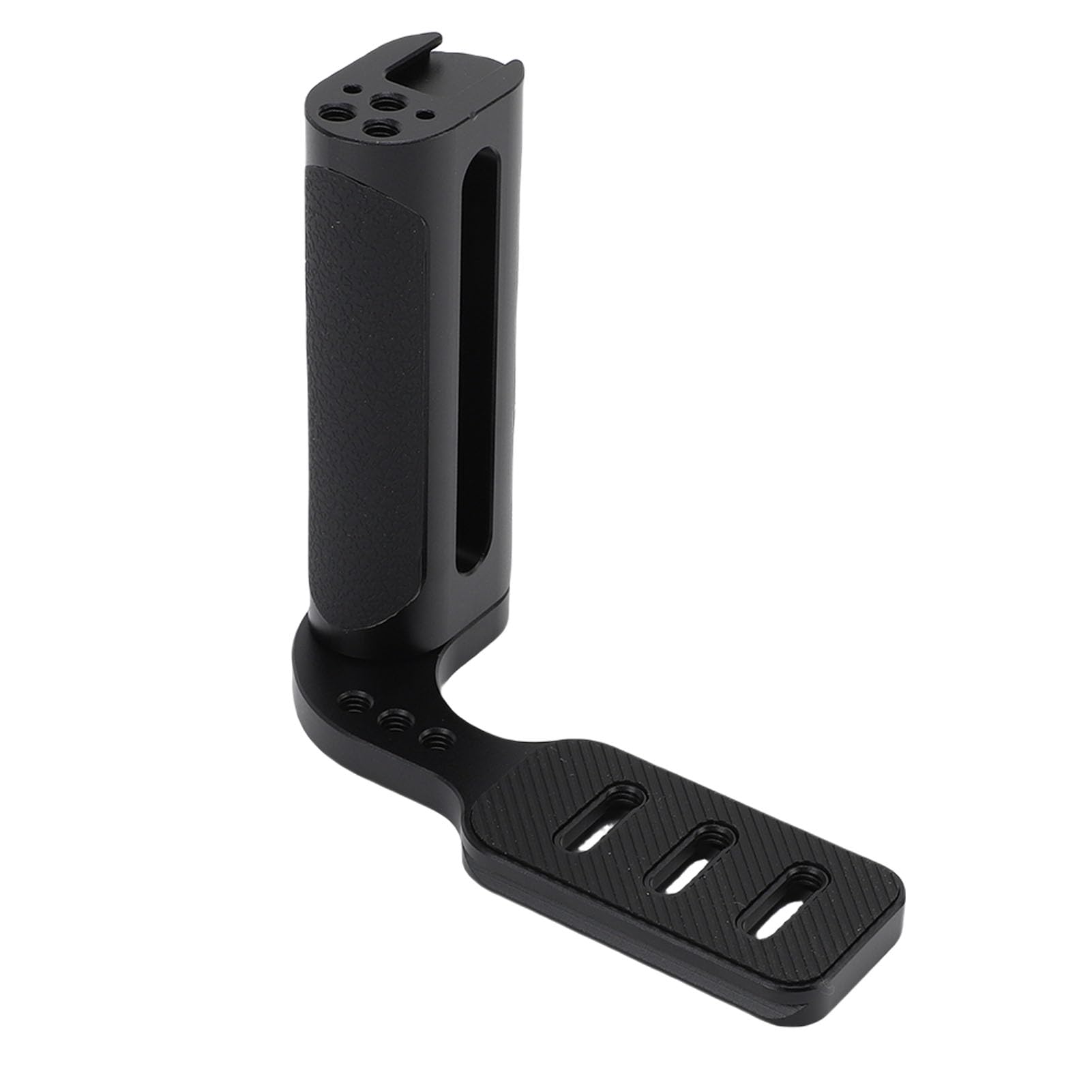 Tosuny Maniglia Universale per Fotocamera Sinistra, Impugnatura con | Aluminum Side Handle for Mirrorless DSLR, Cold Shoe Mount, 1/4 Inch Thread Holes for Tripod