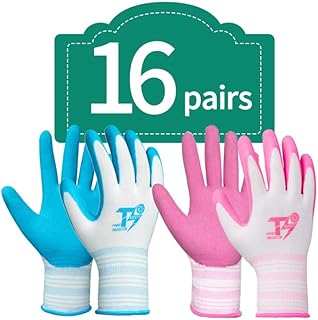 Sponsored Ad - TS 16 Pairs Gardening Gloves for Women and and Ladies,Breathable Work Gloves Garden Gloves with Powerful Gr...