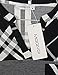 MOQIVGI Misses Tops,Short Sleeve Spring Summer Fashion Clothes Vintage Tartan Plaid Splicing Flowy Shirts Business Casual Cute Regular Fit Checkered Pattern Swing Tunic Blouses Grey XX-Large