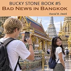 Diseño de la portada del título Bad News in Bangkok