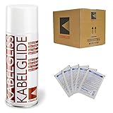KABELGLISS - VPE: 12 x 400ml Spraydose - Gleitmittel zum Einziehen von...