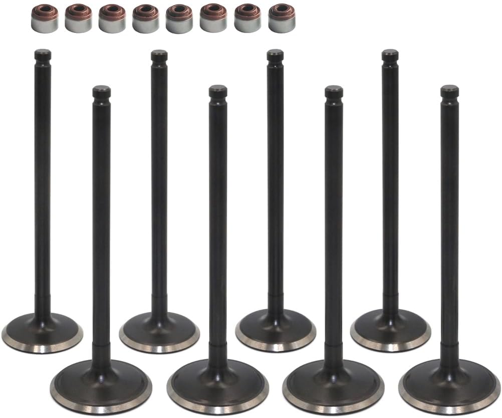 Intake Exhaust Valve Kit For Kawasaki Brute Force 650 Brute Force 750 TERYX 750 KRF750 2008-2013 KFX700 KSV700 2004-2011 Prairie 700 KVF700 2004-2006 Prairie 650 2002-2003 TERYX 4 750 2012-2013