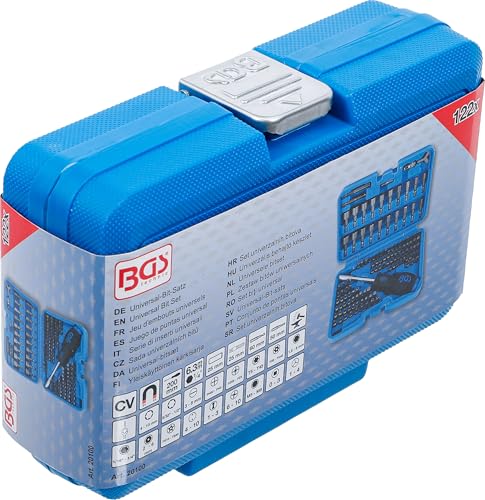 Juego de puntas universal BGS 20100 con 122 piezas para taller 7