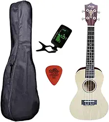 Ukulele Natural Seven Concert Suk-23 NT C/Capa Afinador