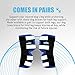 NeoAlly Dog Leg Brace [Long Version] Canine Hind Hock Support with Safety Reflective Straps for Injury and Sprain Protection, Wound Healing and Loss of Stability from Arthritis (Blue XS Pair)
