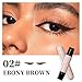 2pcs Rotatable Eyeliner Stamp Set - Quick Shaping Tool with Left/Right Eye Marked, Smudge-Proof & Long-Lasting, Ready to Use, Flawless Winged Eyeliner for Beginners & Makeup Enthusiasts, Black & Brown