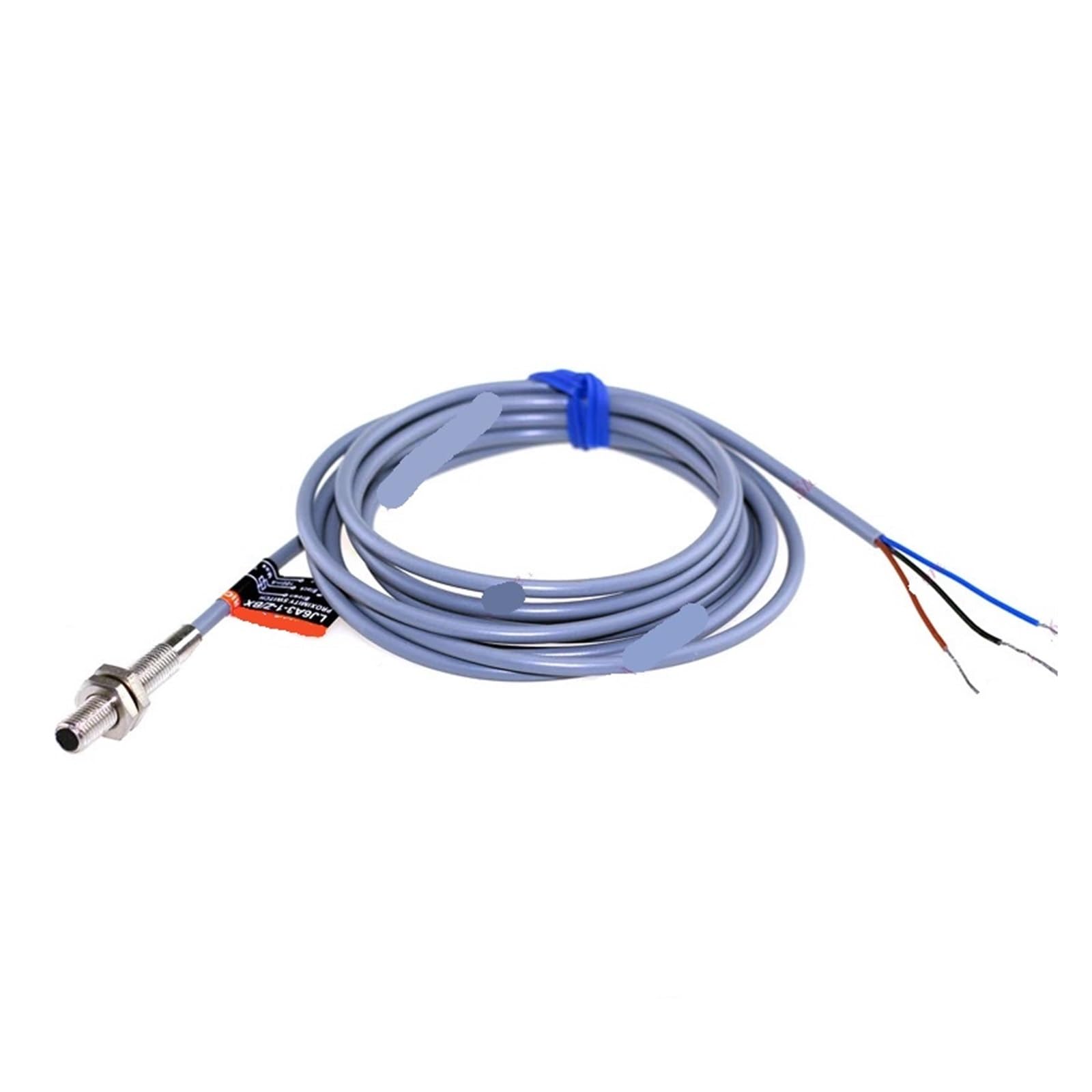 JHPWKRMU 3PCS M4 M5 M6 Inductive Proximity Switch Sensor NPN PNP 3-wire 24VDC(M6 NPN NC)