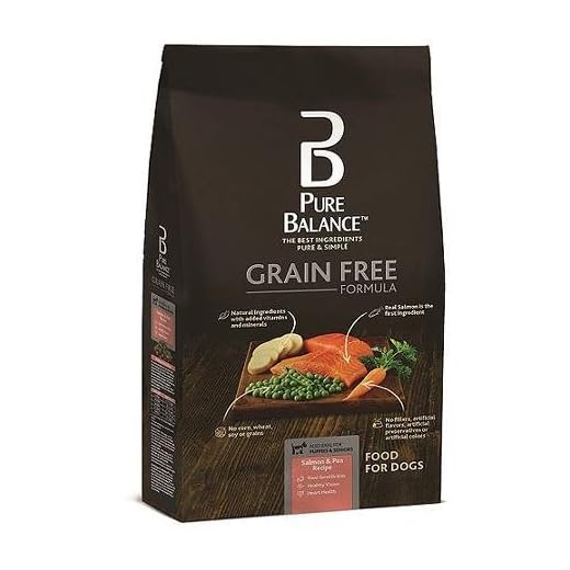 Pure Balance Grain Free Formula, Salmon & Pea Recipe, Dog Food, 11 lbs