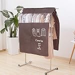 JOONOR Large Hanging Garment Cover Garment Storage Bag with Transparent Window 35.4" x 43.3"