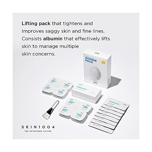 SKIN1004-Zombie-Pack-Wash-off-Face-Mask-for-Aging-Skin-Fine-Lines-Wrinkles-Enlarged-Pores-Dryness-Lifting-and-Hydrating-1-Box-8-masks SKIN1004 Zombie Pack 1 Box, 8ea, Hydrating