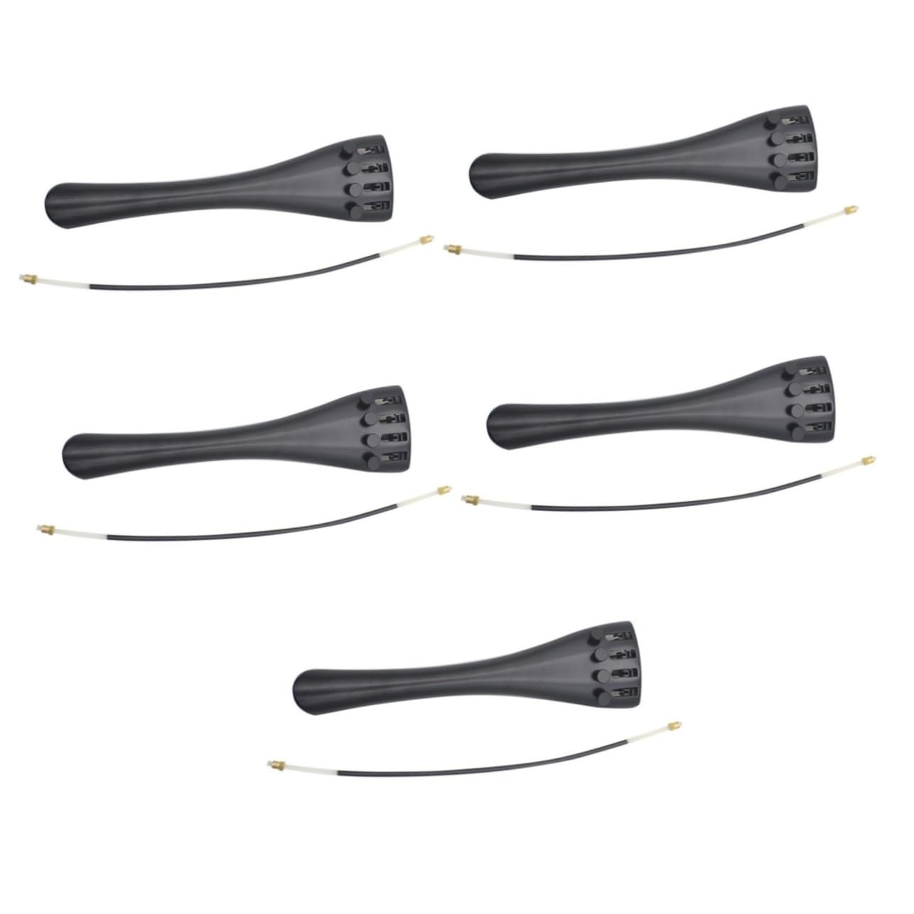 Toyvian 5 zestawów zapasowych wiolonczeli, mostek, miniaturowy gramofon, praktyczny uchwyt na struny, wiolonczelę, zapasowy, akcesoria do instrumentów, akcesoria metalowe