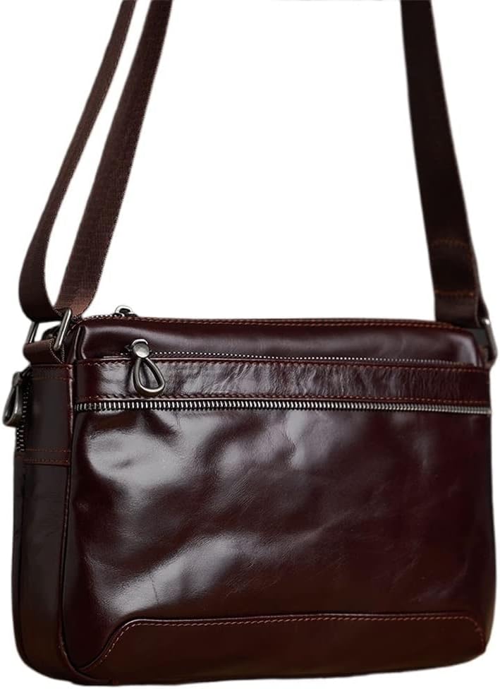 Men's Genuine Leather BagCowhide Crossbody Bag Men Shoulder Bags Large Capacity For Male Messenger Tote Bags