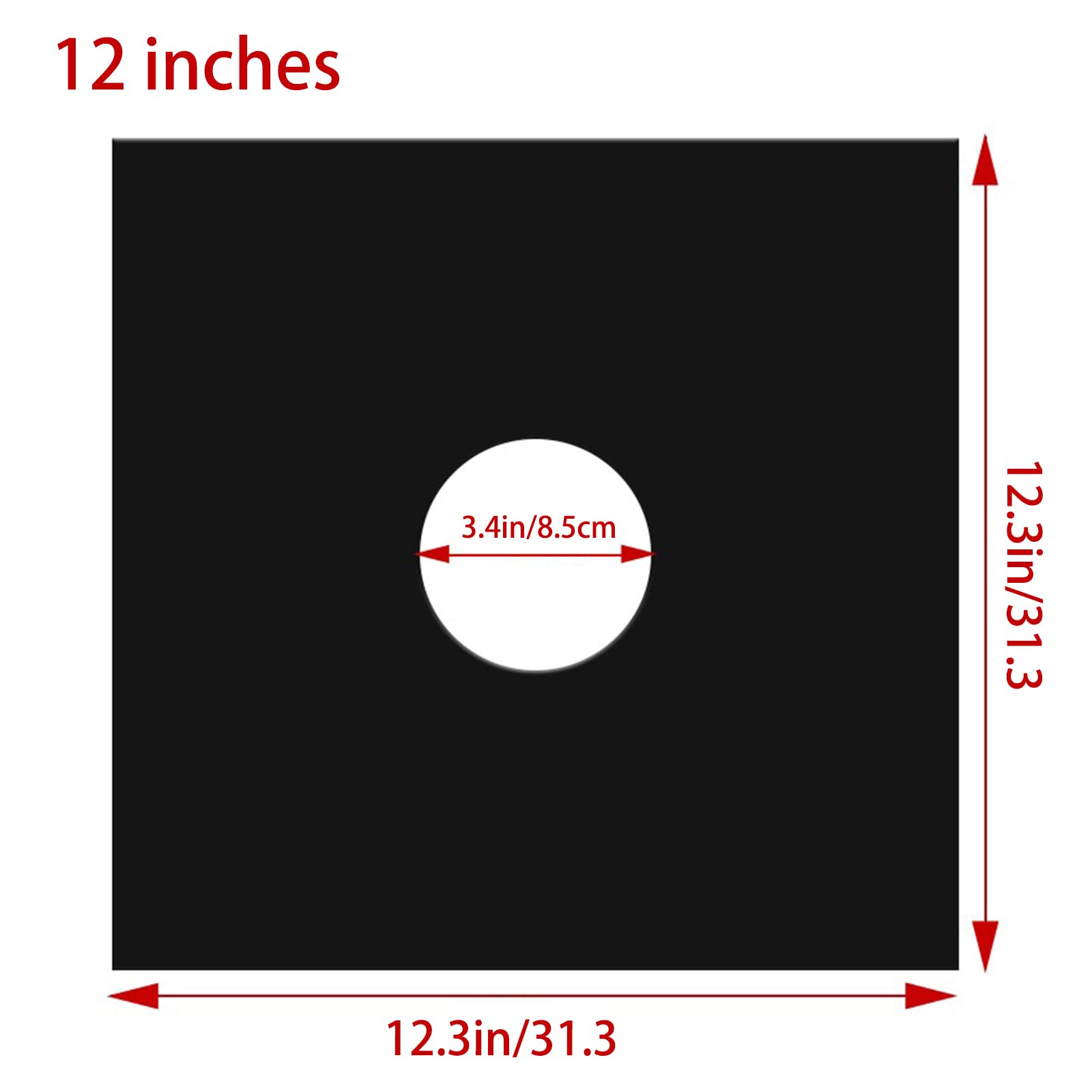 50 Schwarze Innenhüllen Für Schallplatten – 30,5 Cm, Säurefrei & Antistatisch, Für LP-Sammlungen