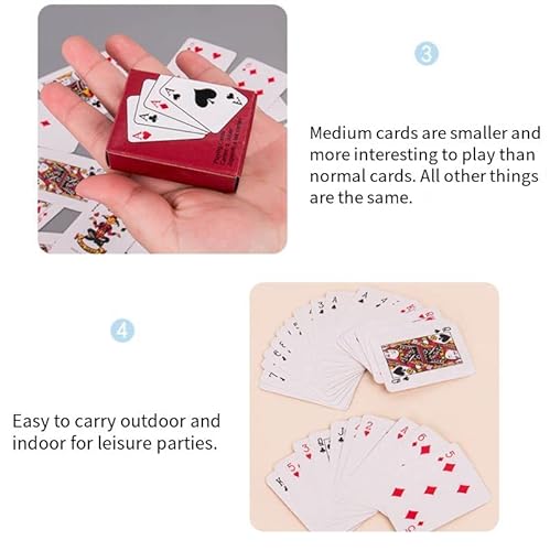 Taoyatao Mini Poker Card Cute Small Puzzle Card Parent-Child Tabletop Game Toy Trumpet Medium Playing Card (Small) #TOP4