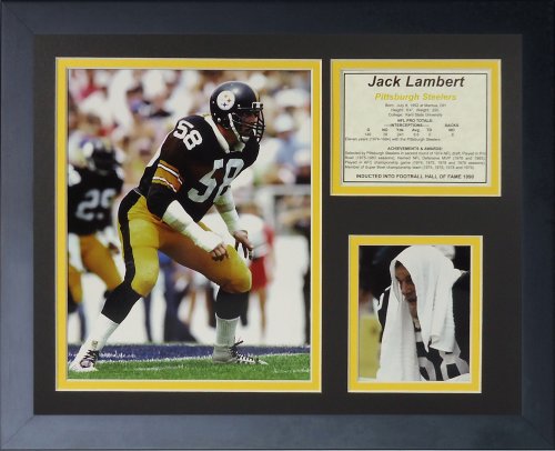 Legends Never Die Jack Lambert Home Framed Photo Collage, 12"x15"