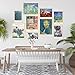 Atrippy 9Pcs Eclectic Wall Decor Aesthetic Posters, Matisse Wall Art Prints for Bedroom, Abstract Wall Poster Decor, Maximalist Aesthetic Pictures Room Decor for Teen Dorm Living Room