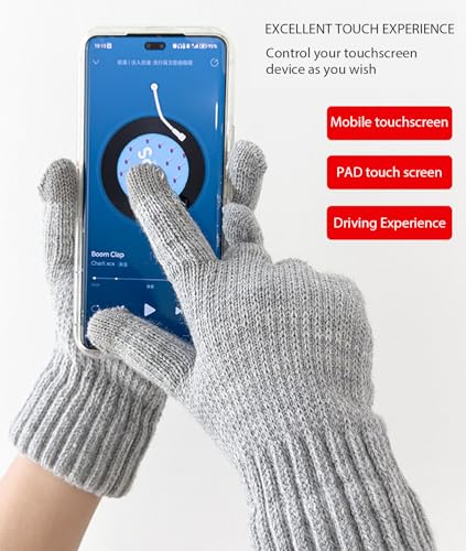 Knitted woolen fleece thickened hat scarf gloves, women's winter warm three-piece set3