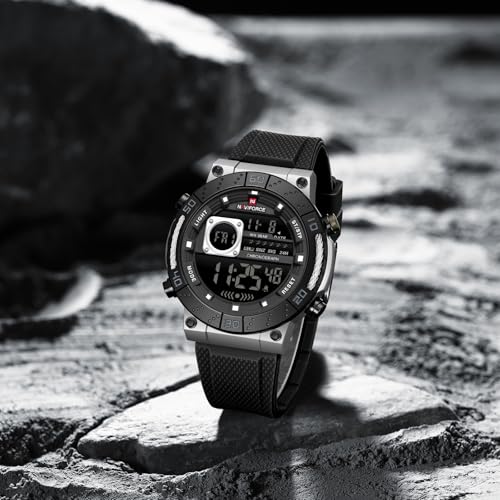 Image of NAVIFORCE NF9241T Dominant Multifunctional Silicone Strap Sport Digital Watch