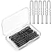 AIEX 50Pcs Hair Pins Kit U-shaped Hair Clips Secure Hold Bobby Pins Hair Clips for Women Girls and Hairdressing Salon (Black)