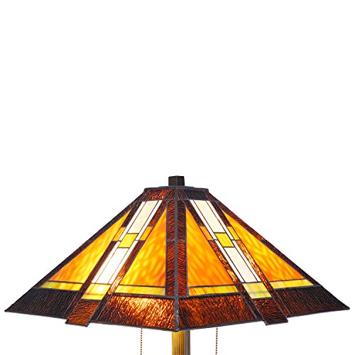 Serena D'Italia MIS102FLR Tiffany Style Mission Aztec Floor Lamp thumb #3