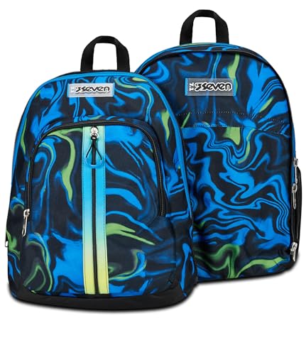 Mochila portátiles Seven Advanced doble compartimento contra el caos escolar 2