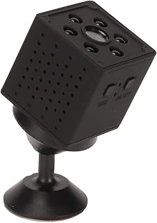 DAUERHAFT Mini Surveillance Camera, 1080P HD Infrared Night Vision Remote Control Long Battery Life Wide Angles Home Security Camera for Home for Outdoor