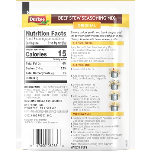 Durkee Beef Stew Mix, 1.63 Ounce Packet - Thumbnail 2