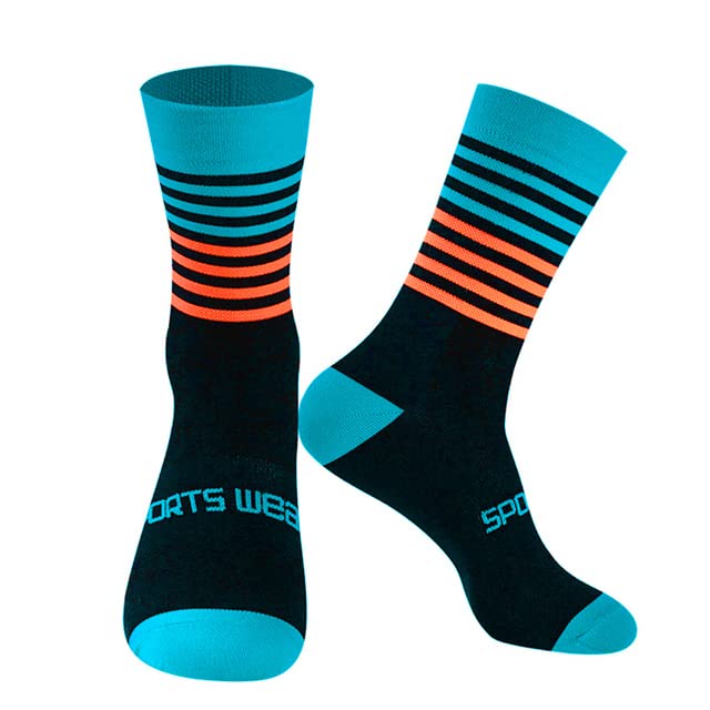 Outdoor Sport Men Cycling Socks Comfortable Basketball Running Sports Socks MTB Road Bike Bicycle Socks 3 Colors