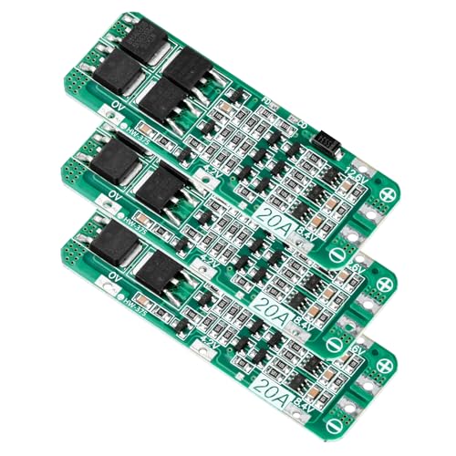 Aideepen 3 unids 3S 20A Li Ion batería de Litio Cargador PCB BMS 12.6 V módulo Celular sobrecarga sobrecorriente Cortocircuito protección