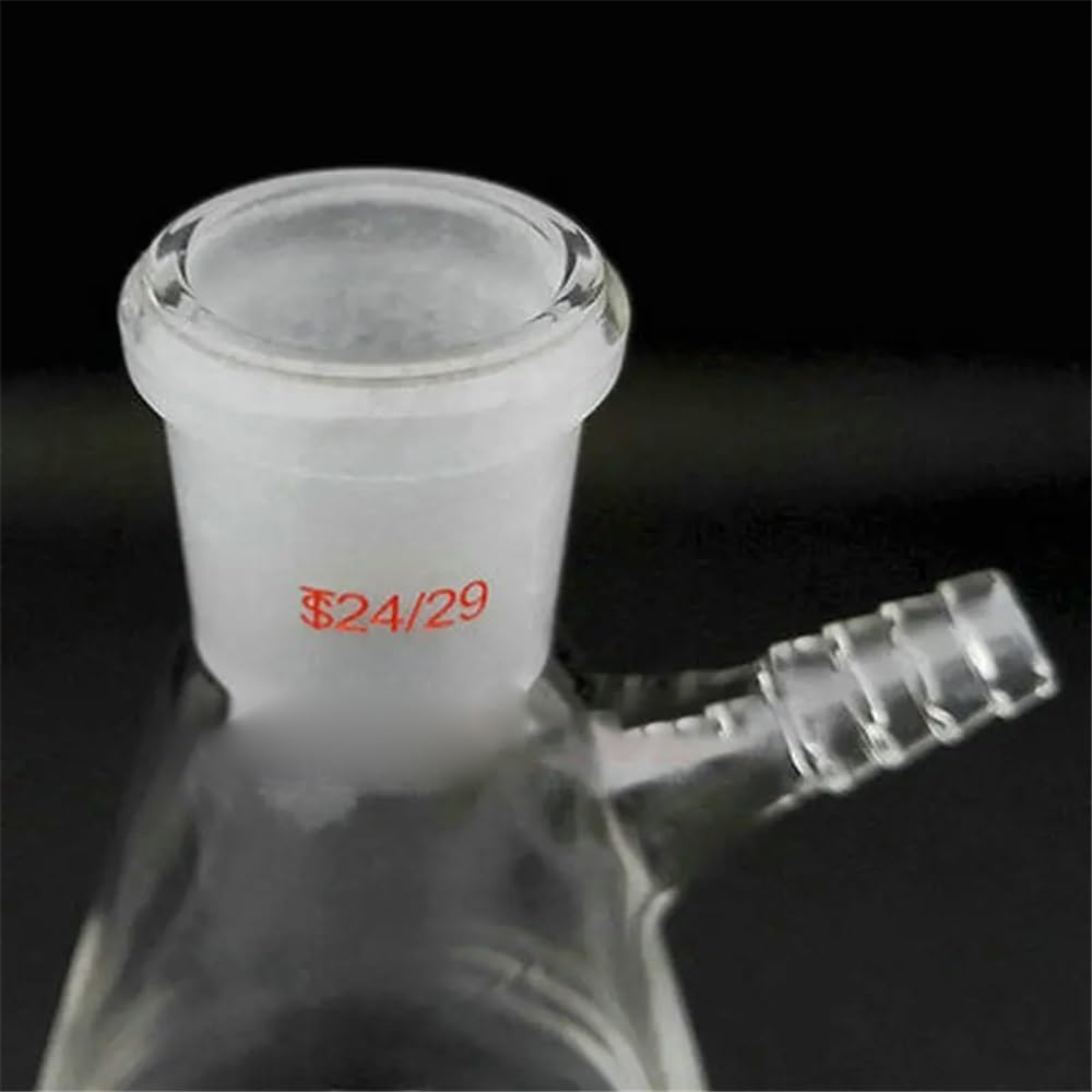 Botellas de vidrio, Matraz cónico esmerilado estándar de laboratorio con boquilla, 50-2000 ml(2000ml caliber 24mm)