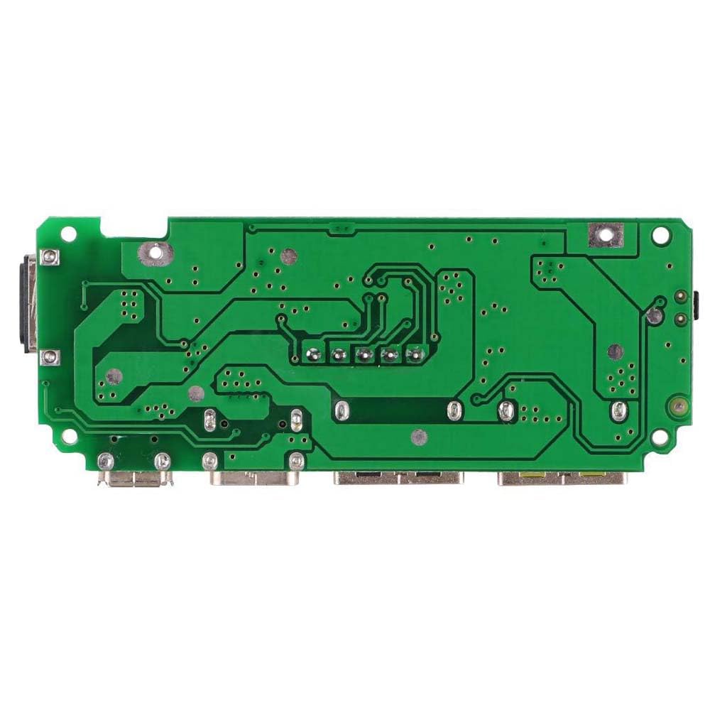 5Pcs 5V 2.4A Dual USB Circuit Board Digital LCD Display Module