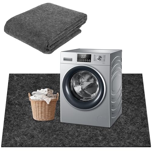 ToLanbbt Under Washing Machine Mat - 62 x 36 Inch Water