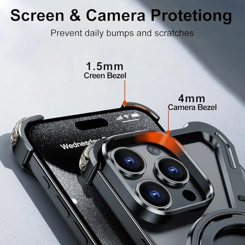 Coque en Z iPhone 16 Pro Max antichoc avec support fin - 5