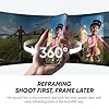 Insta360 X4 Air - Lightweight 165g 8K 360 Camera, Invisible Selfie Stick Effect, Replaceable Lenses, Shoot First & Frame Later, Built-in Wind Guard, FlowState Stabilization, AI-Powered App