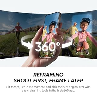 Insta360 X4 Air - Lightweight 165g 8K 360 Camera, Invisible Selfie Stick Effect, Replaceable Lenses, Shoot First & Frame Later, Built-in Wind Guard, FlowState Stabilization, AI-Powered App