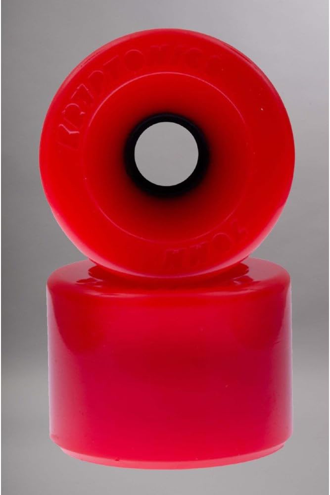 Kryptonics Wheels Star Trac Red Skateboard Wheels - 70mm 78a (Set of 4)
