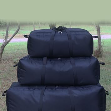 for Large Camping Backpack 55L/100L/150L, Waterproof Oxford Travel Duffel Bag with Lock Hole Hiking Moving 100L 90 * 38 * 30cm