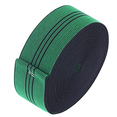 Cimeton 1 Roll Sofa Elastic Webbing, 2 Width x 26 FT Long Stretch Latex Band Chair Webbing DIY Upholstery for Sofa Couch Furniture Repair Modification