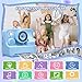 Kids Camera Instant Print, 1080P HD Dual-Lens Selfie Camera, 2.4 Inch Screen Toddler with 3 Print-Paper & 32G Card,Christmas Birthday Gifts Toys for Girls Boys Age 3-15 Years