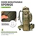 King'sGuard 100L Camping Hiking Backpack Molle Rucksack Military Camping Backpacking Daypack