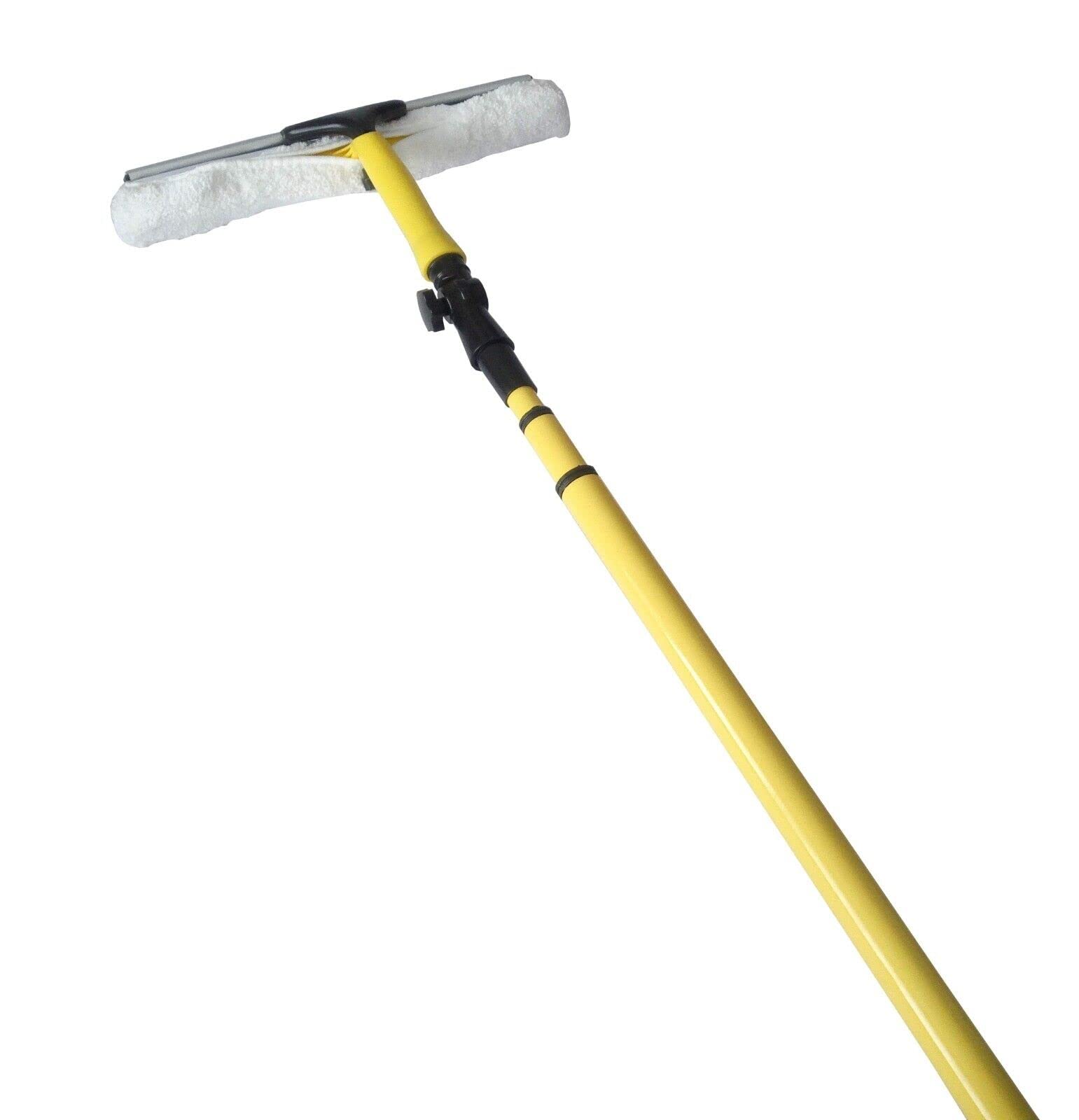 IRYZE 3.5m Telescopic Squeegee Window Cleaner Kit with Adjustable Head and Machine Washable Pad