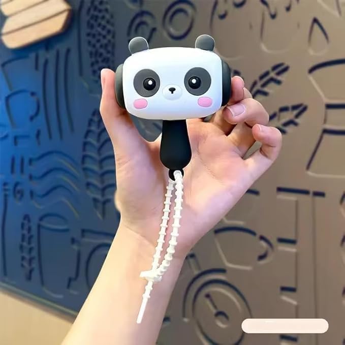 Image of Cute Animal Character Hammer Toy with Wrist Strap, Silicone Handheld Squeeze Play Toy for Kids, Cartoon Design Fun Activity Toy for Boys Girls, Birthday Return Gift Indoor Game