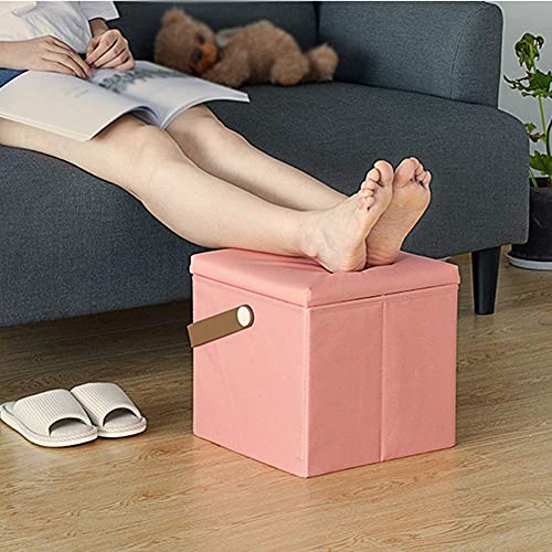Repose-pied de rangement pliable carr&eacute; pour lib&eacute;rer de l\'espace - 4