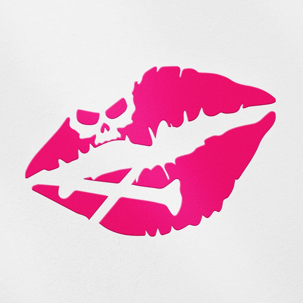Amazon.com - 2 Pcs - No Background Decal Stickers of Skull