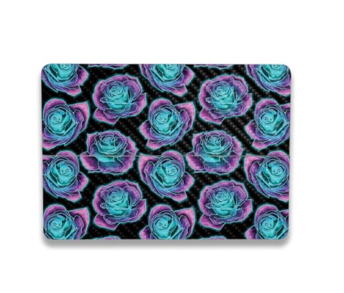 Image of MightySkins Carbon Fiber Skin Compatible with Microsoft Surface Laptop Studio 2 (2023) Full Wrap Kit - Crystalline Roses | Protective, Durable Textured Carbon Fiber Finish | Made in The USA